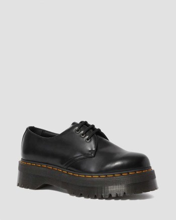 Dr Martens 1461 Smooth Leather Topánky Na Platforme Damske Čierne | 5694-ACRJZ